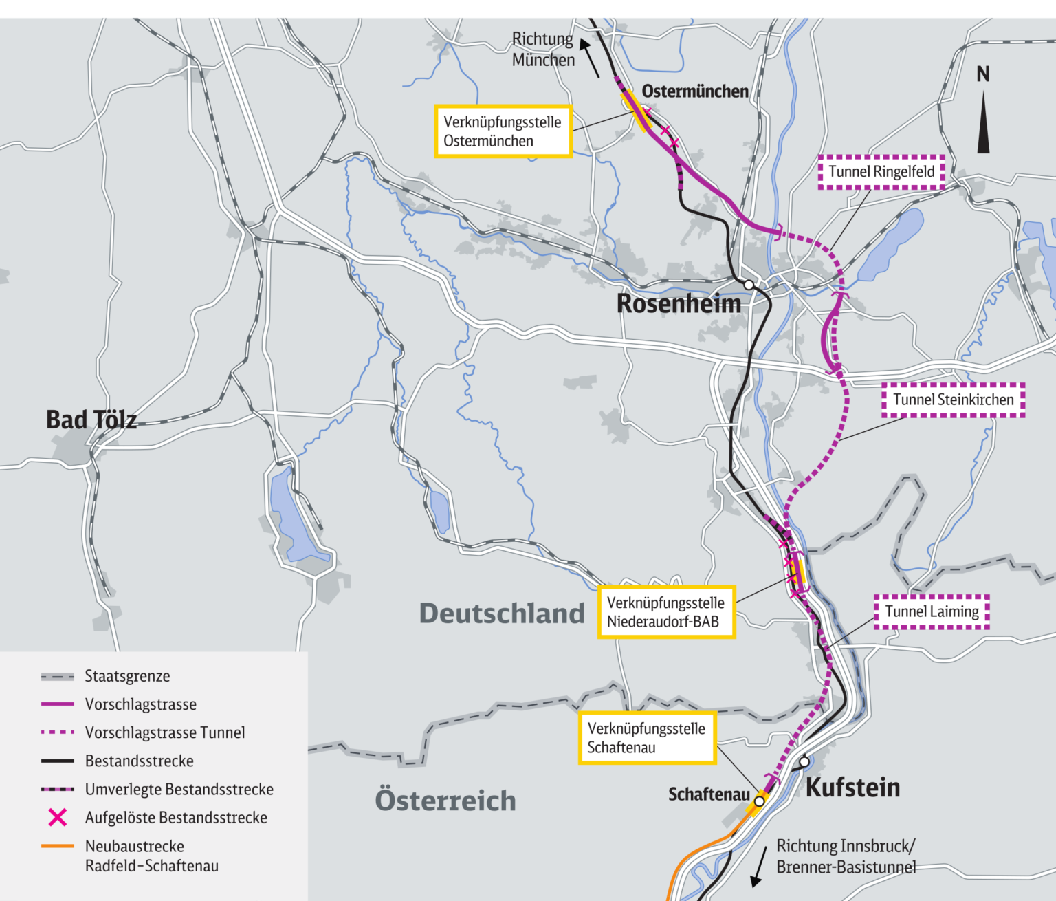 Vorstellung der Auswahltrasse – Bürgerinitiative Nordzulauf Kolbermoor